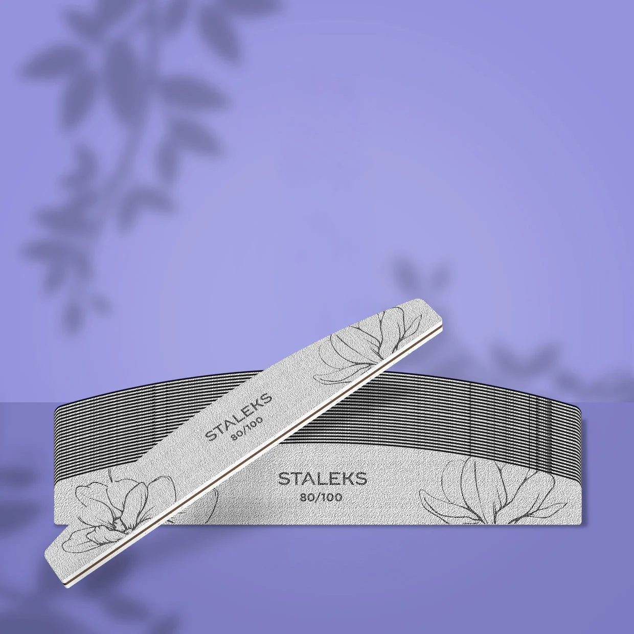 Staleks Pro Yarım Ay Kağıt Törpü 25'Li – 80/100 Grit