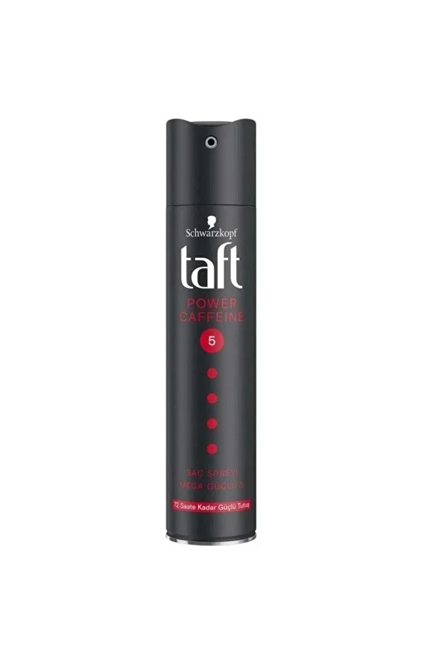 Taft Saç Spreyi 250 ml Kalıcı ve Güçlü Tutuş – Caffein Saç Spreyi