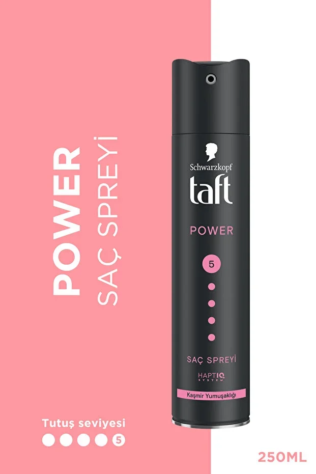 Taft Saç Spreyi 250 ml Kalıcı ve Güçlü Tutuş – Cashmere 250 ml