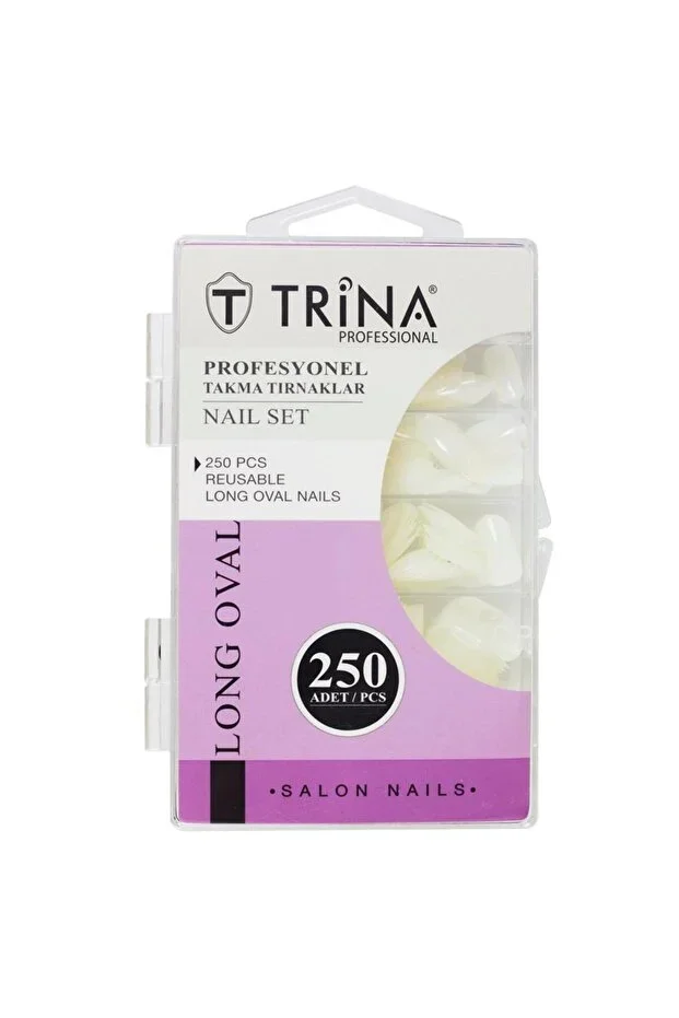 Trina 250'Li Takma Tırnak Stiletto Modeli – Long Oval