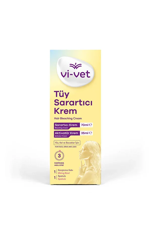Vivet Tüy Sarartıcı Krem 70 ml + 35 ml
