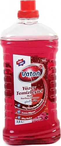 Vatan Çok Amaçlı Yüzey Temizleyici 2 L Ferahlık – Gelin Buketi 2\,5l