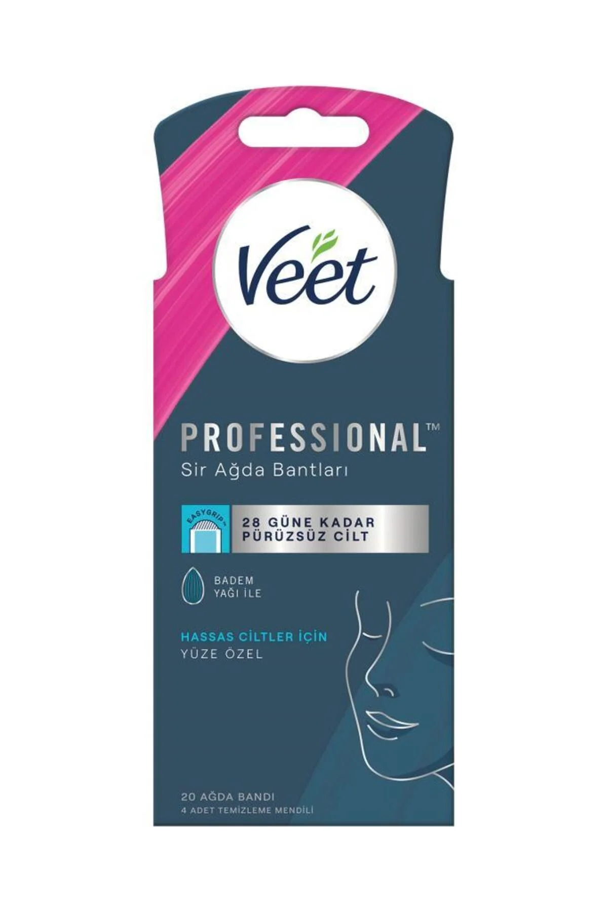 Veet Pure Sir Ağda Bantlari Hassas Ciltler için