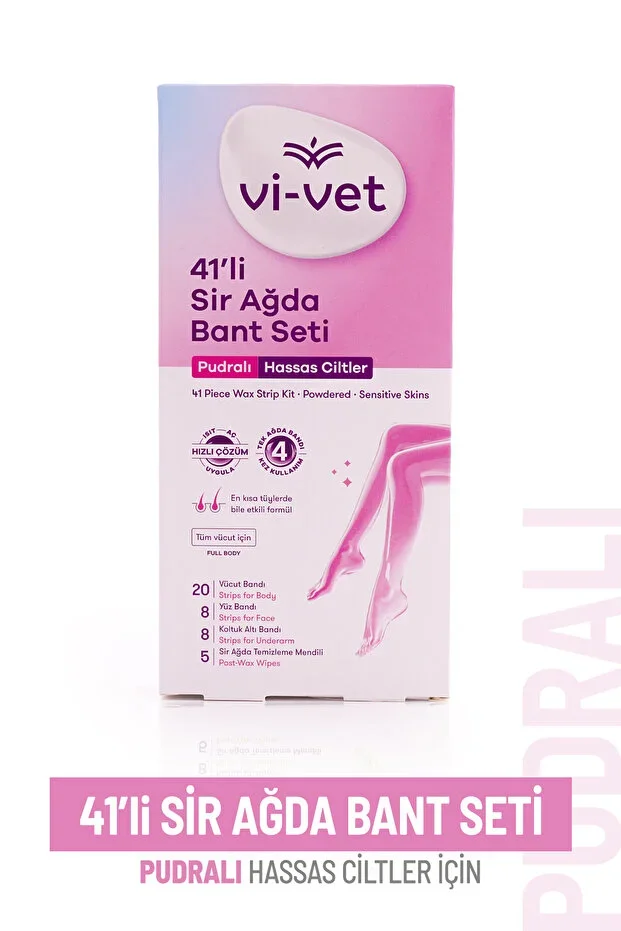Vivet Ağda Bandı 41'Lü Tüy Temizliği – Pudrali