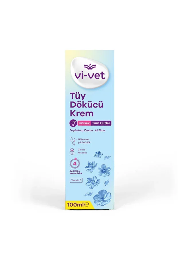 Vivet Tüy Dökücü Krem Pürüzsüz Cilt Bakımı – 100 ml