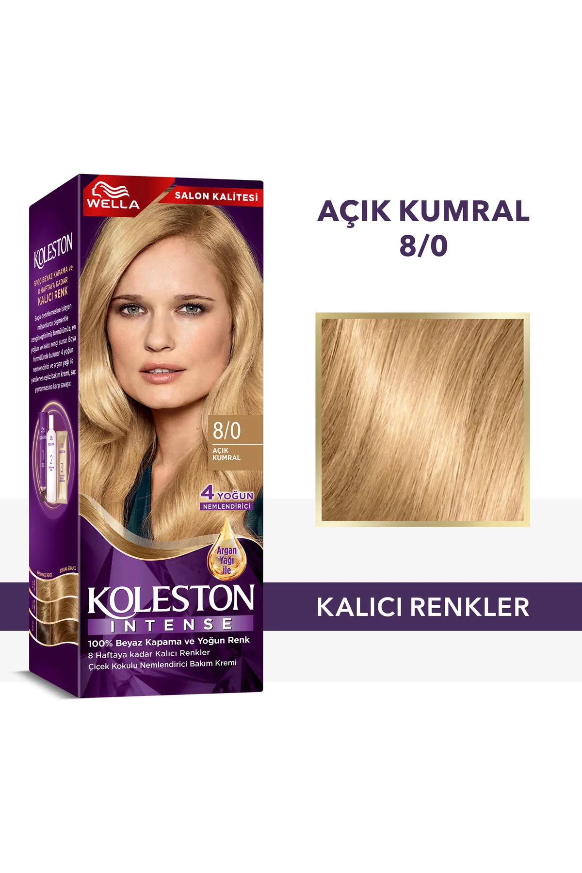 Wella Koleston İntense Saç Boyasi – 8/0 Açık Kumral