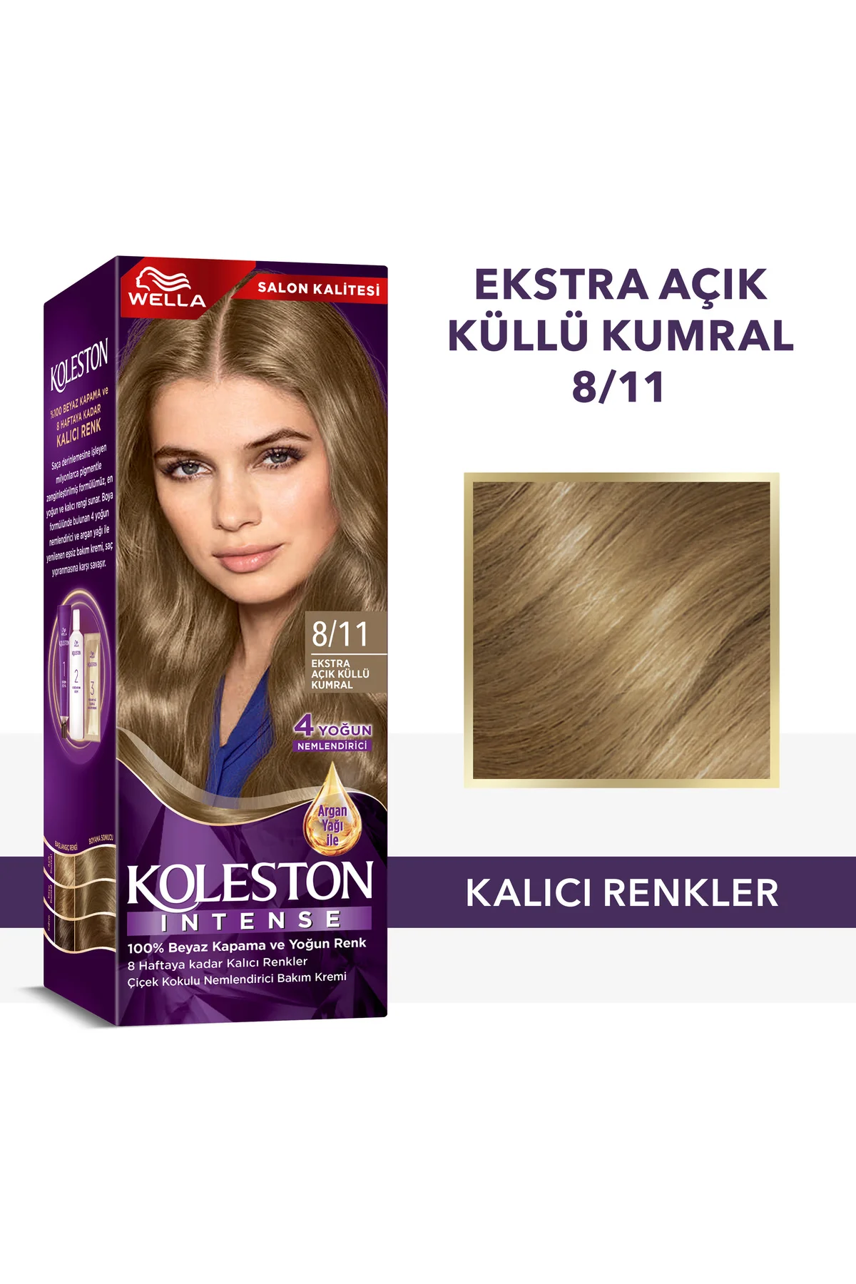 Wella Koleston İntense Saç Boyasi – 8/11 Ekstra Açık Küllü Kumral