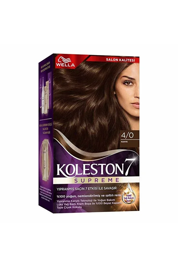 Wella Koleston Kit Saç Boyası – 4/0 Kahve