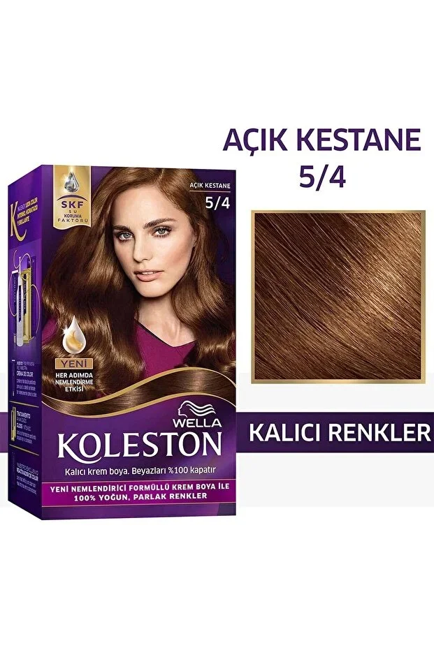 Wella Koleston Kit Saç Boyası – 5/4 Açık Kestane