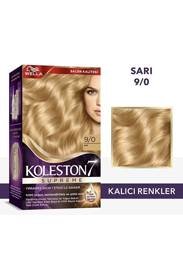 Wella Koleston Kit Saç Boyası – 9/0 Sari