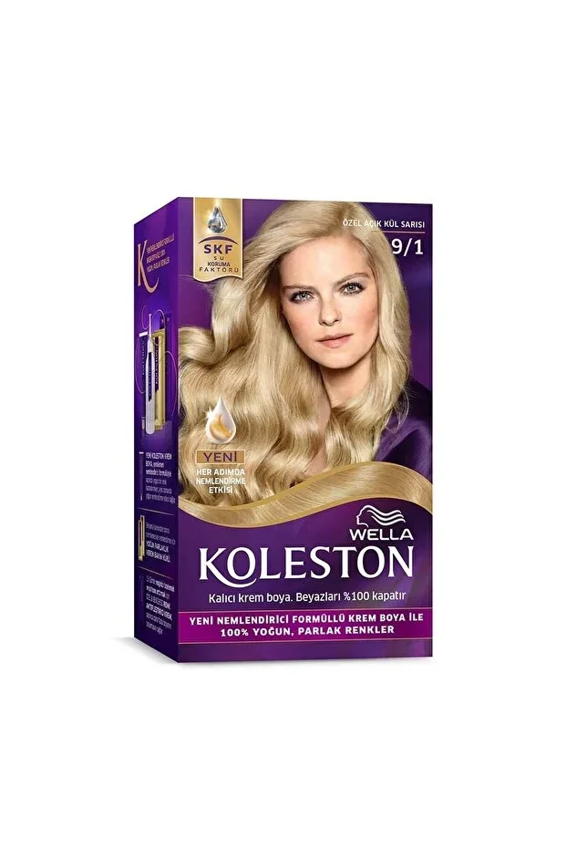 Wella Koleston Kit Saç Boyası – 9/1 Özel Açık Kül Sarisi