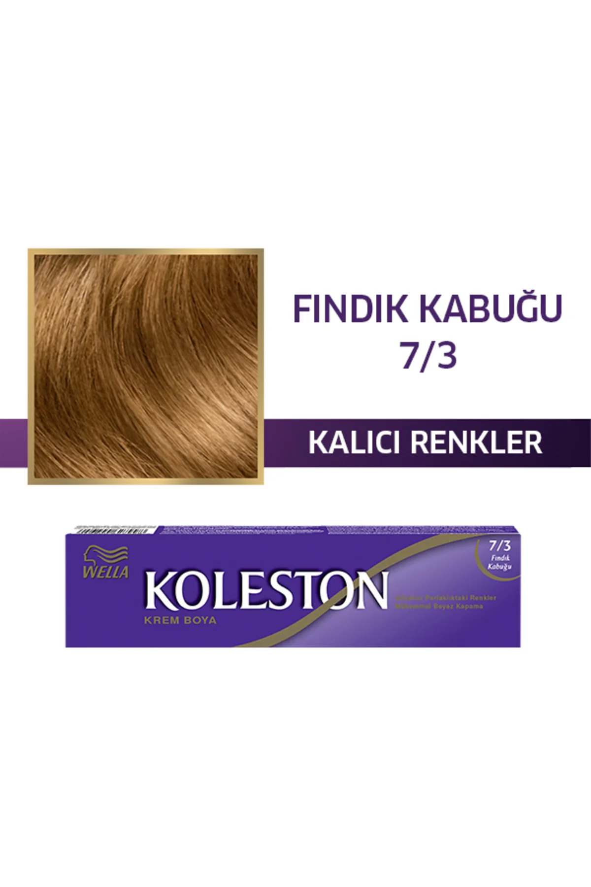 Wella Koleston Single Saç Boyasi – 7/3 Findik Kabuğu