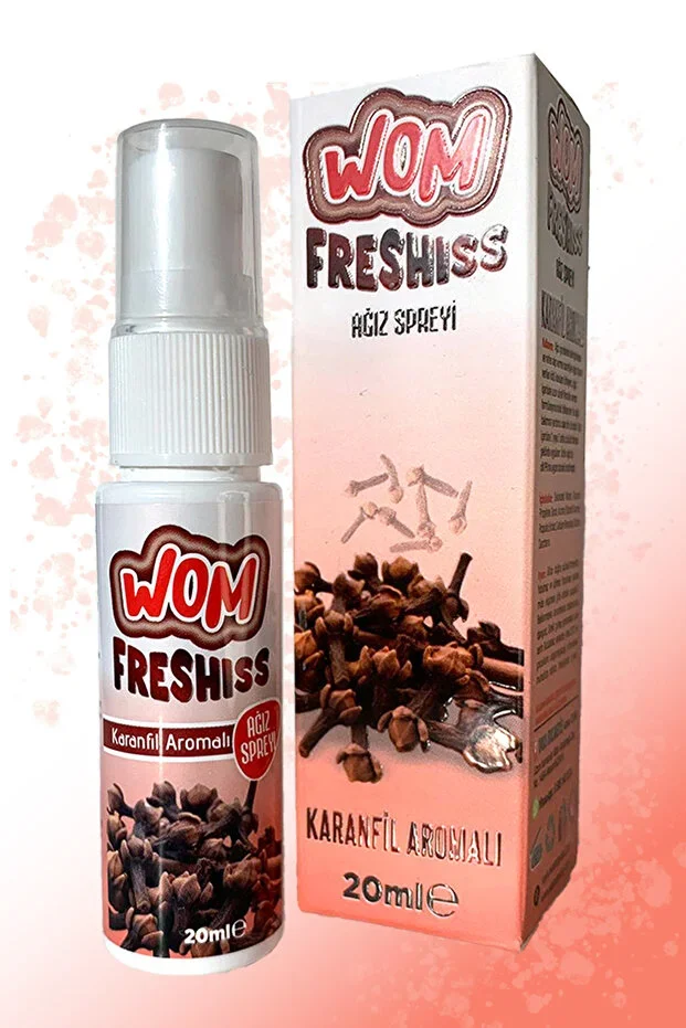 Wom Freshiss Ferahlatıcı Ağız Spreyi 20 ml – Karanfil