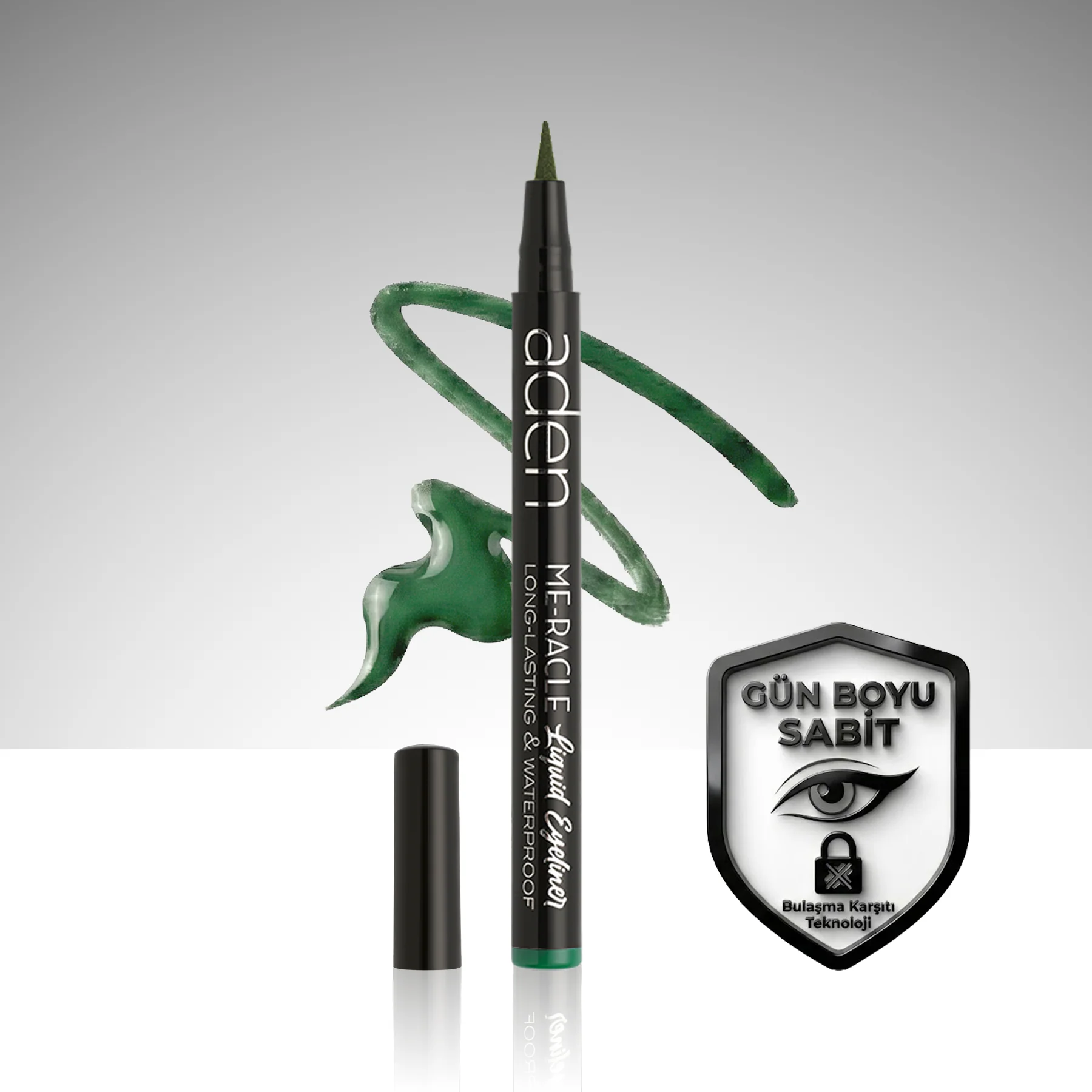 Aden ME-RACLE Liquid Eyeliner - Likit Eyeliner – 05 Green(Yeşil)