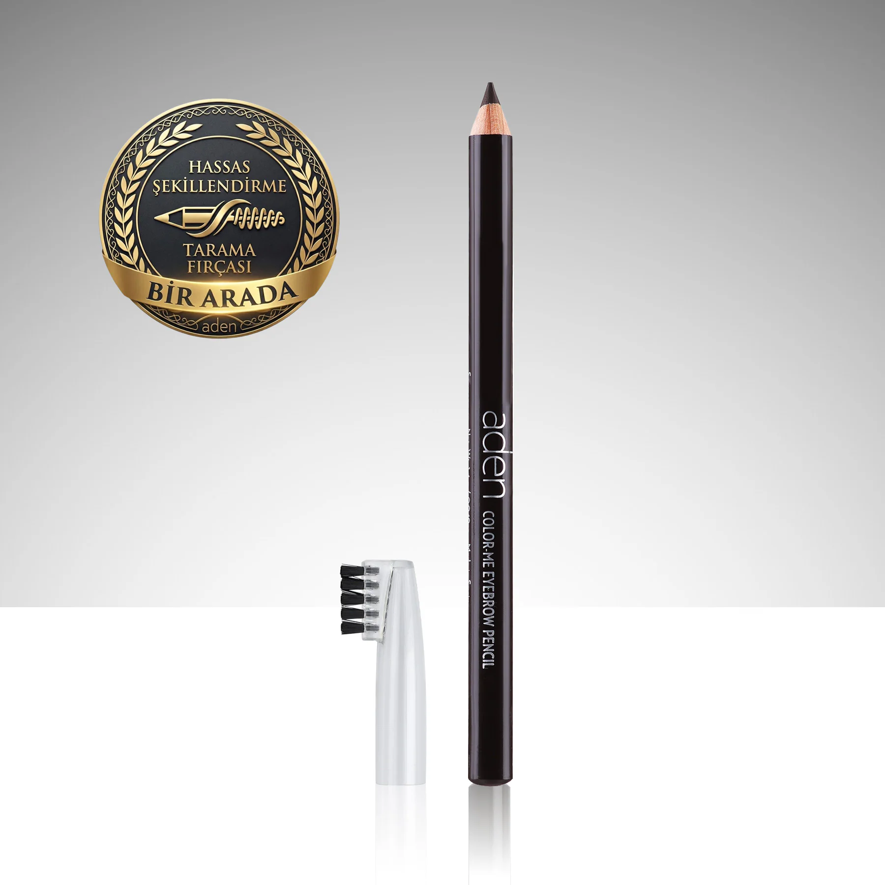 Aden Color-Me Eyebrow Pencil - Color-Me Kaş Kalemi – 02 Black(Siyah)