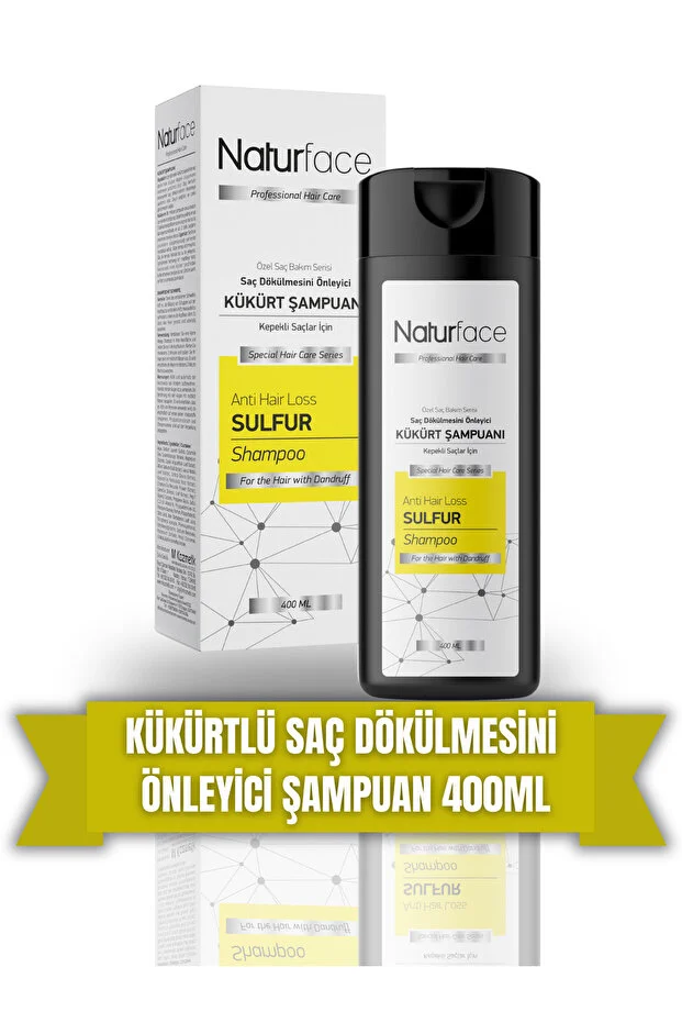 Naturface Saç Dökülmesi Önleyici Şampuan 400ML – Kükürt Özlü