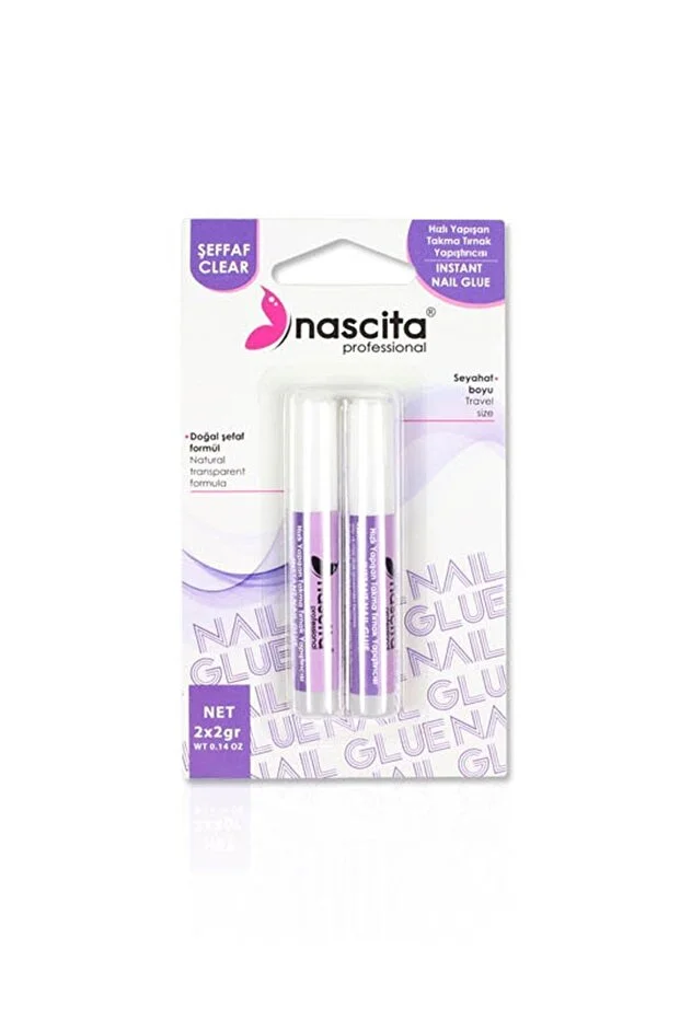 Nastica Nascita Takma Tırnak Yapıştırıcısı – Şeffaf