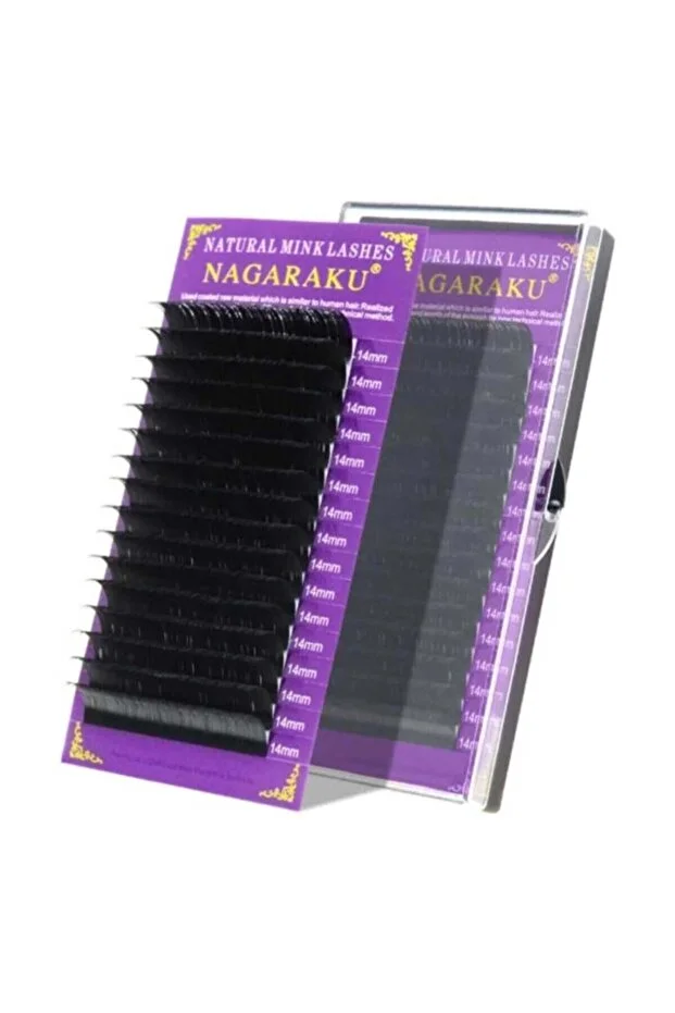 NAGARAKU Profesyonel İpek Kirpik 0.07 D Kıvrım – 13mm
