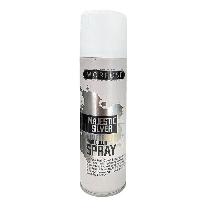 Morfose Hair Color Sprey Geçici Saç Boyası – SİLVER