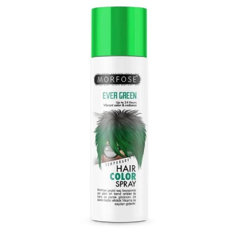 Morfose Hair Color Sprey Geçici Saç Boyası – GREEN