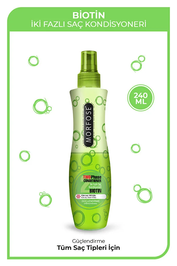 Morfose Çift Fazlı Fön Suyu 240 ml – Biotin