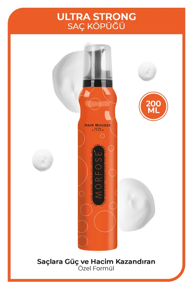 Morfose Ultra Strong Saç Köpüğü 200 ml