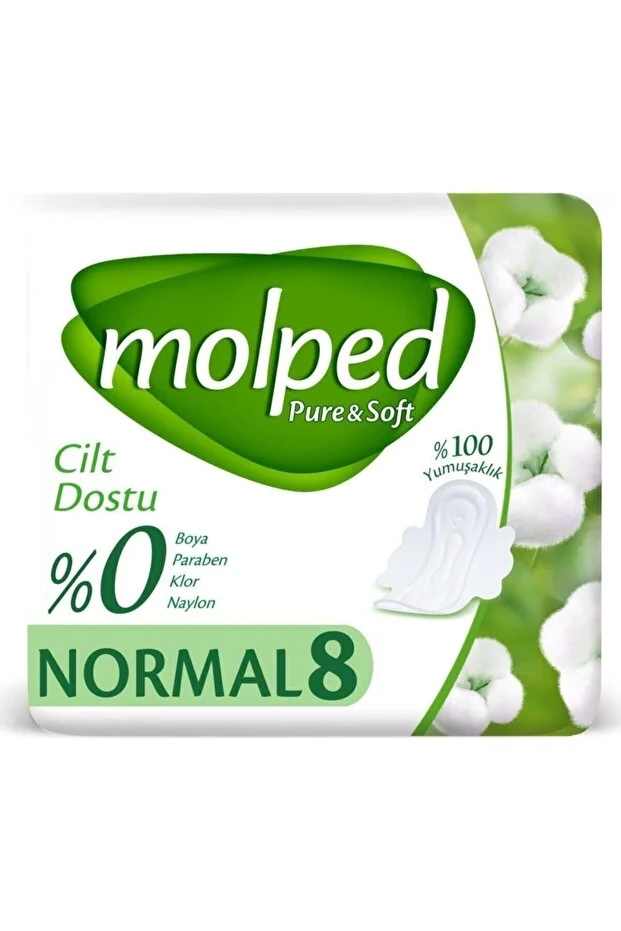 Molped Pure & Soft Hijyenik Ped – Normal 8 li