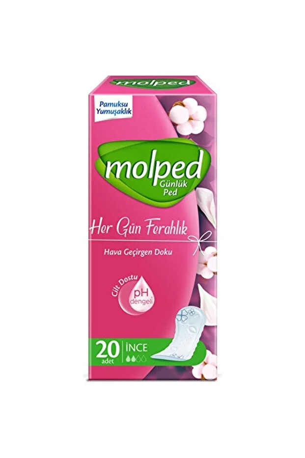 Molped Her Gün Ferahlık Günlük Ped 20'li