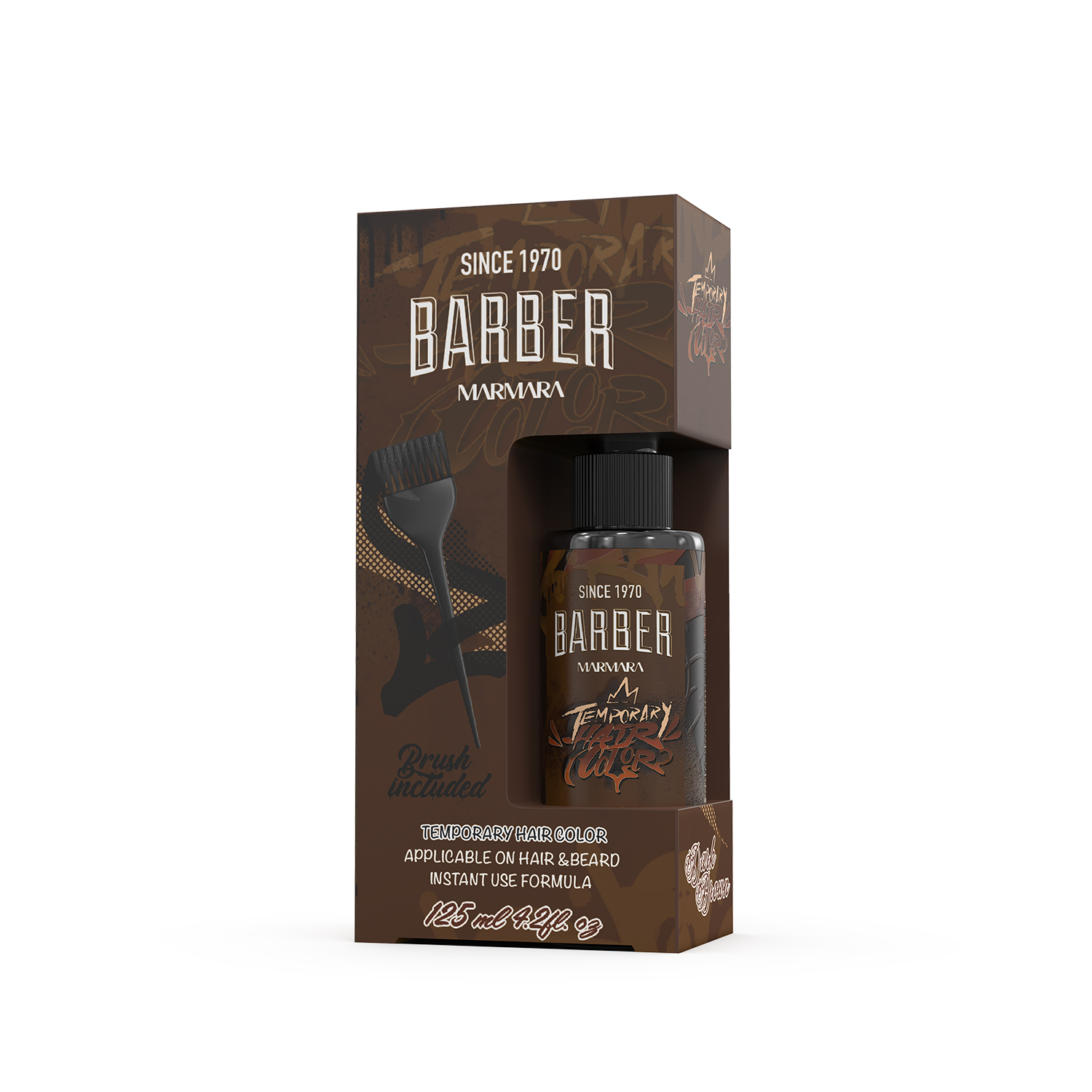 Marmara Barber Geçici Boya 125 Ml Saç Sakal – Geçici Boya 125 Ml Saç Sakal KAHVERENGİ