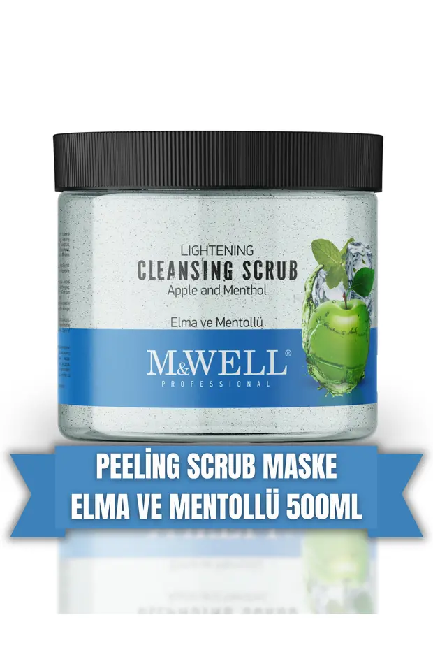 Newwell M&Well Elma ve Mentollü Scrub 500 ml