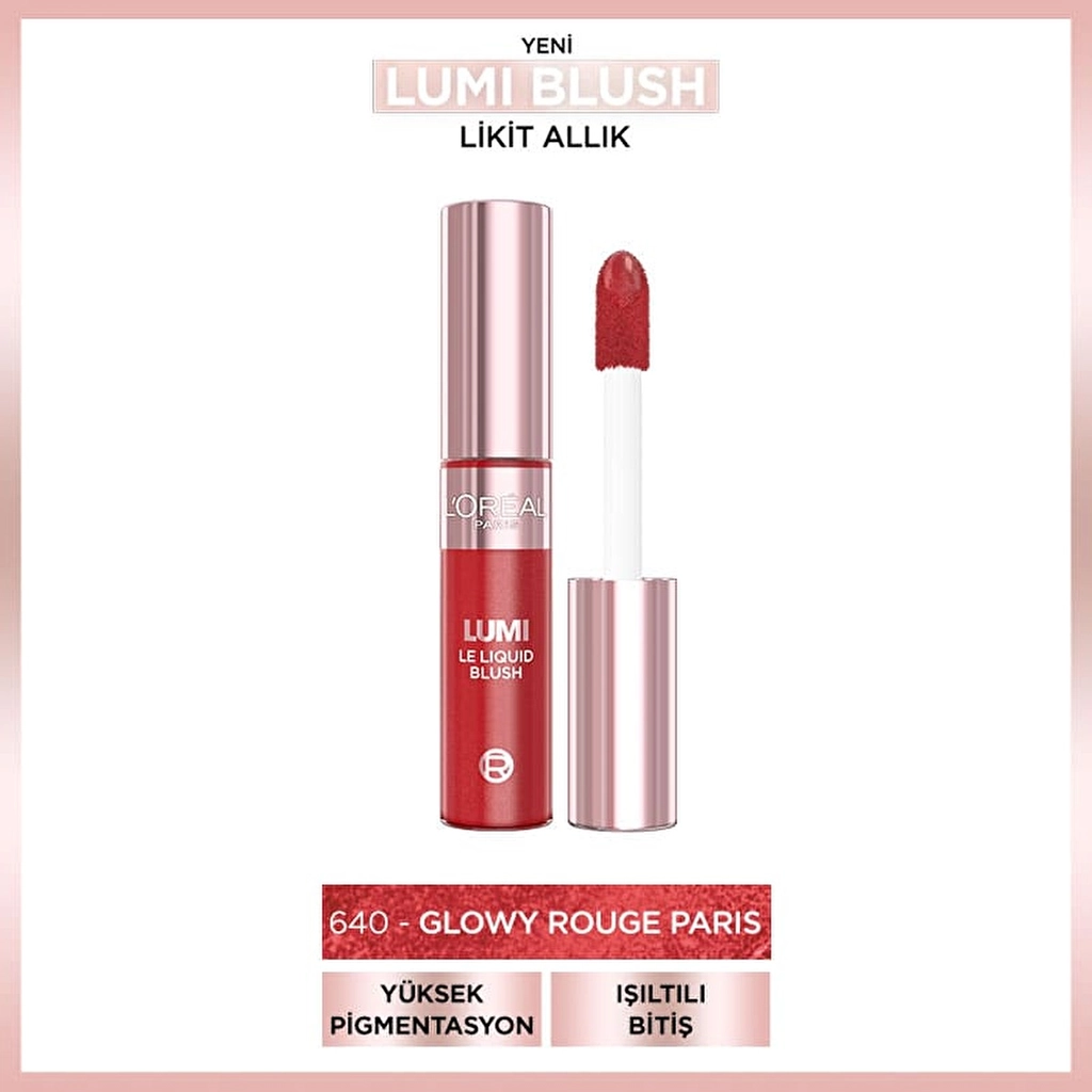 L'Oreal Paris Lumi Blush 640 Glowy Rouge Paris Likit Allık