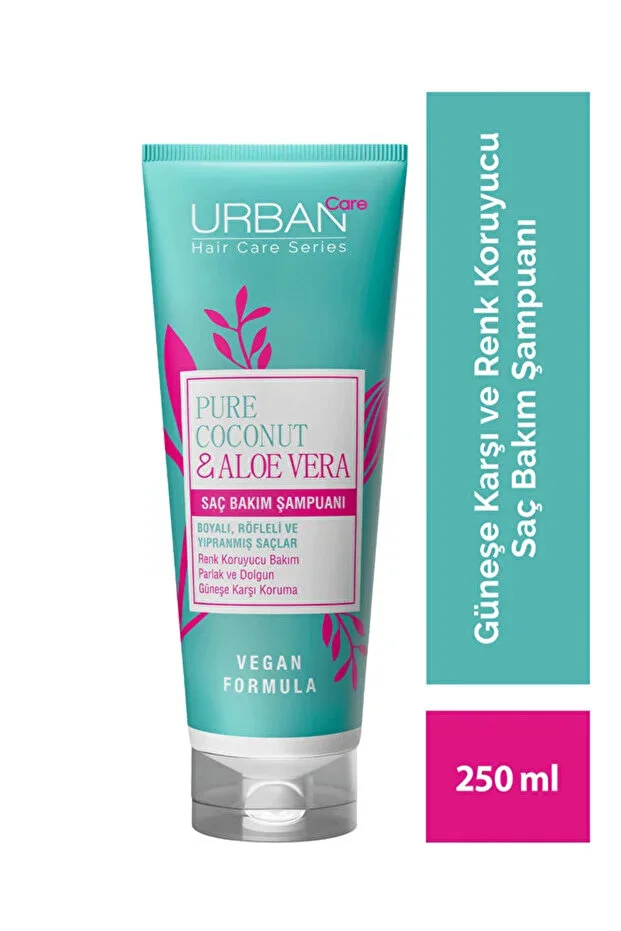 Urban Care Boyalı Saçlara Özel Renk Koruyucu Şampuan 250 ml – Vegan – Coconut Aloe Vera