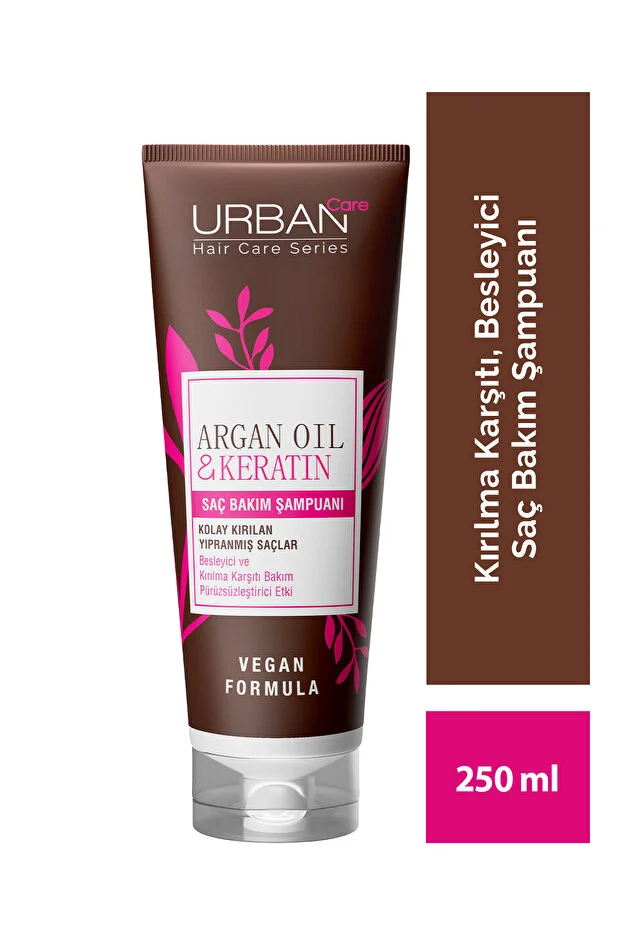 Urban Care Boyalı Saçlara Özel Renk Koruyucu Şampuan 250 ml – Vegan – Argan Oil & Keratin
