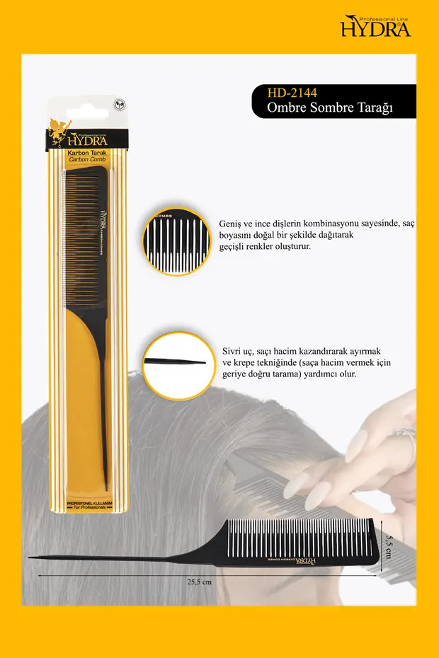 Hydra Professional Ombre Tarağı – 2145