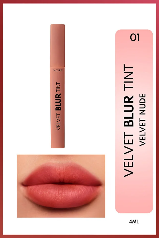 Velvet Blur Tint Kadife Bitişli Nemlendirici Mat Ruj – 01 Velvet Nude - Nude Velvet Blur Tint Kadife Bitişli Nemlendirici Mat Ruj – 01 Velvet Nude - Nude