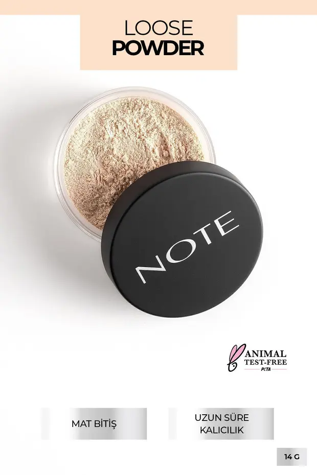 Loose Powder Makyaj Sabitleyici Pudra – 02 Light Beige Loose Powder Makyaj Sabitleyici Pudra – 02 Light Beige
