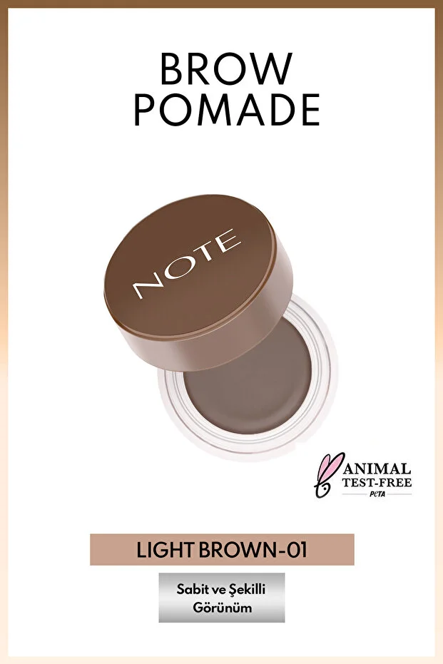 Brow Pomade Kaş Pomadı – 01 Light Brown - Açık Kahverengi Brow Pomade Kaş Pomadı – 01 Light Brown - Açık Kahverengi
