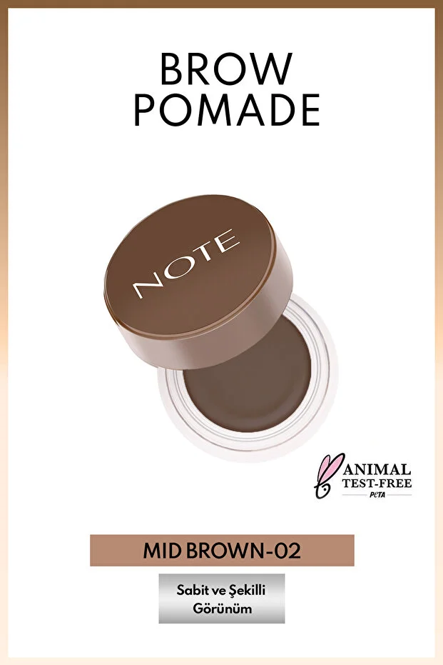 Brow Pomade Kaş Pomadı – 02 Mid Brown - Kahverengi Brow Pomade Kaş Pomadı – 02 Mid Brown - Kahverengi