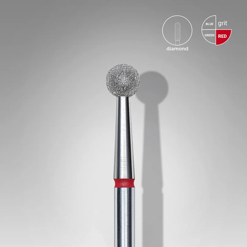 STALEKS Elmas Top Freze Kırmızı 4 mm