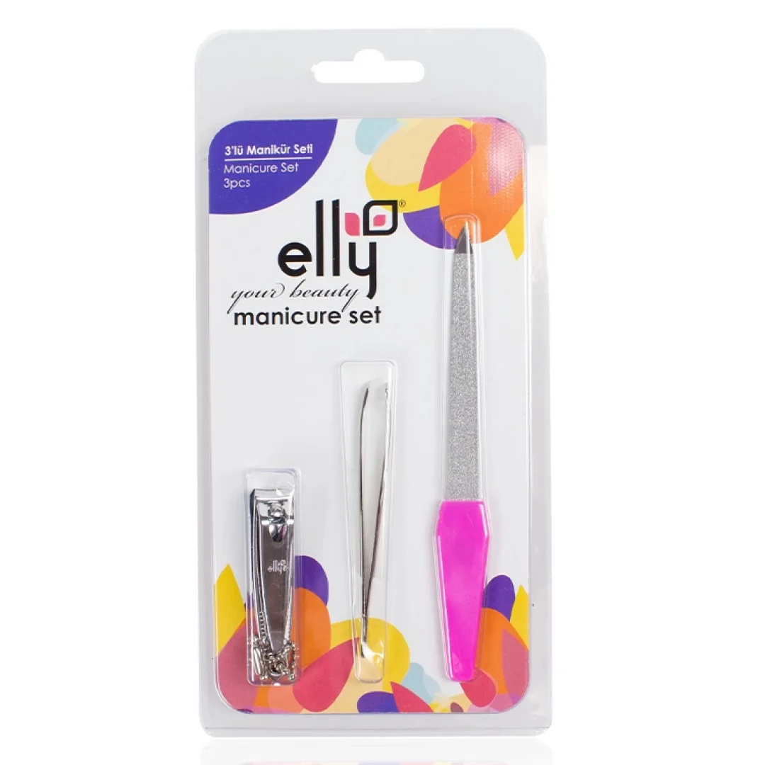 Elly 3'lü Manikür Seti