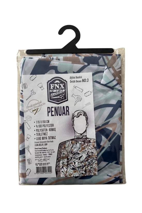Fonex Fnx Berber Önlük Kesim Penuarı 115x150 cm – No 3