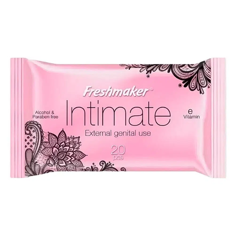 Freshmaker İntimate Genital Bölge Temizleme Mendili 20'li