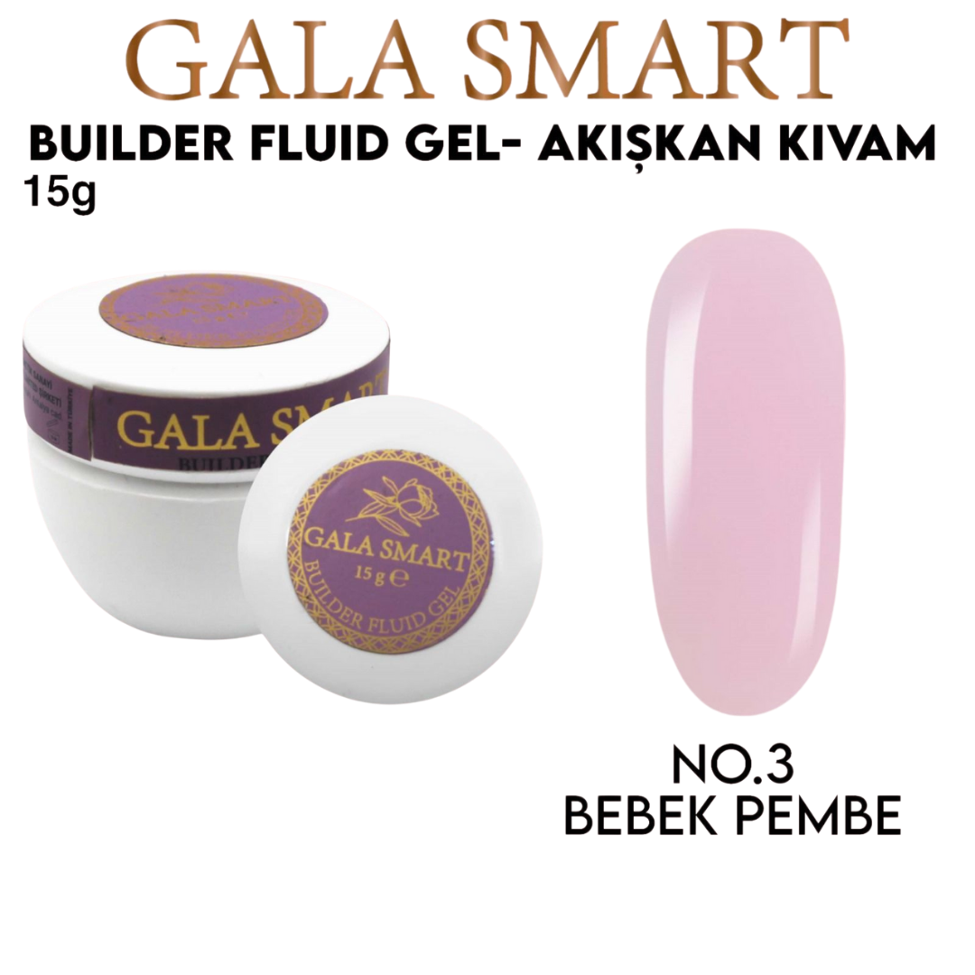 Gala Smart Fluid Gel 15g – No 3 Bebek Pembe