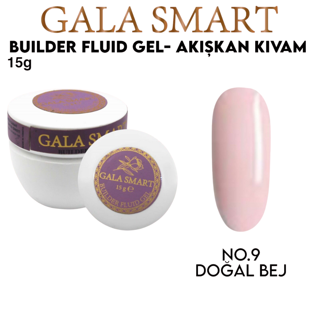Gala Smart Fluid Gel 15g – No 9 Doğal Bej