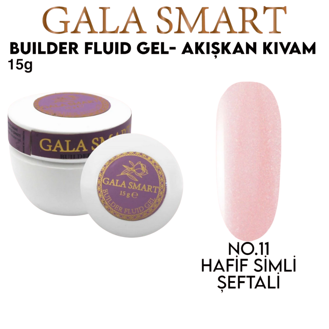 Gala Smart Fluid Gel 15g – No 11 Hafif Simli Şeftali