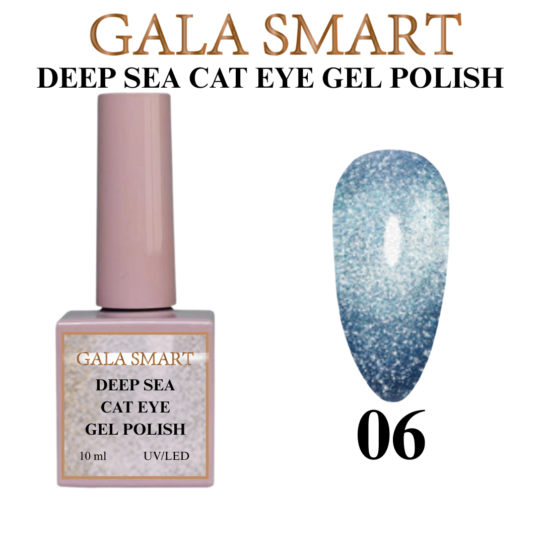 GALA SMART Gala Dmart Deep Sea 10 ml Kedi Gözü Kalıcı Oje – No 06