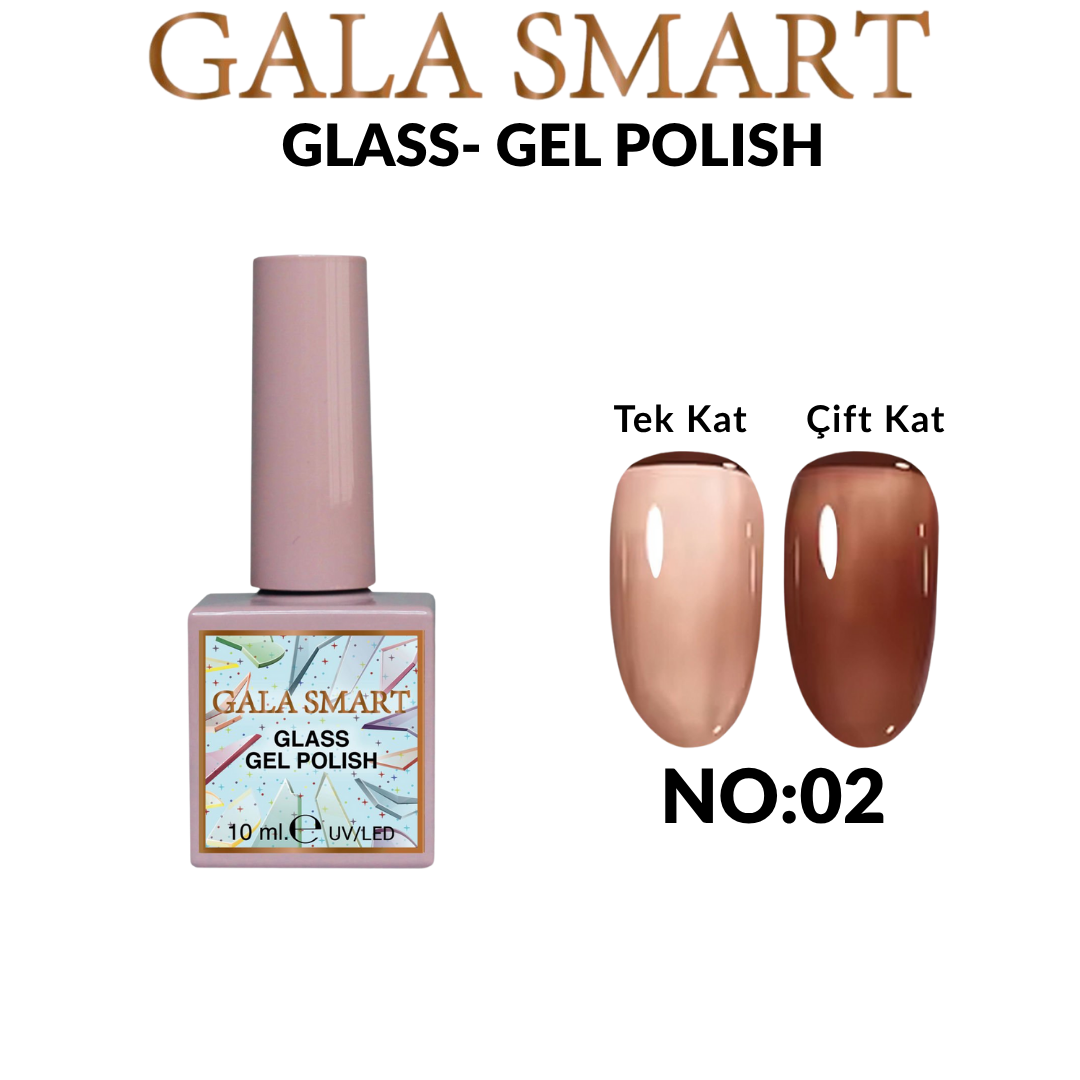 Gala Smart Glass 10 ml Kalıcı Oje – No 02