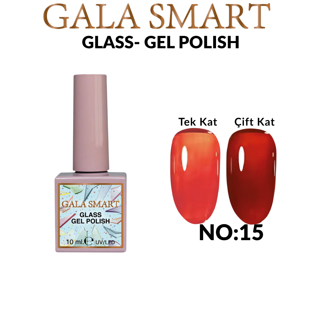 Gala Smart Glass 10 ml Kalıcı Oje – No 15