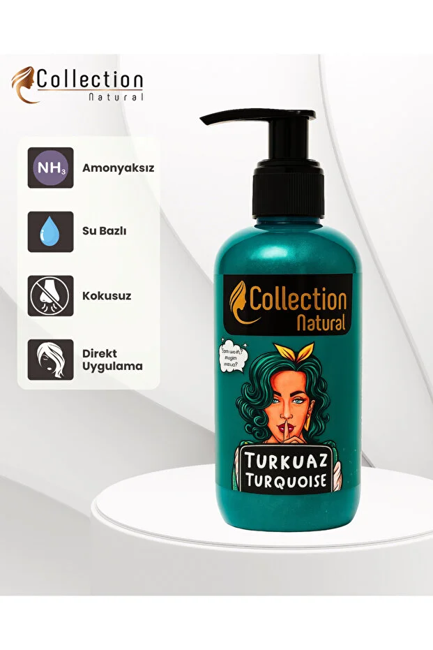 Collection Natural 250 ml Balyaj Boyası – Turkuaz