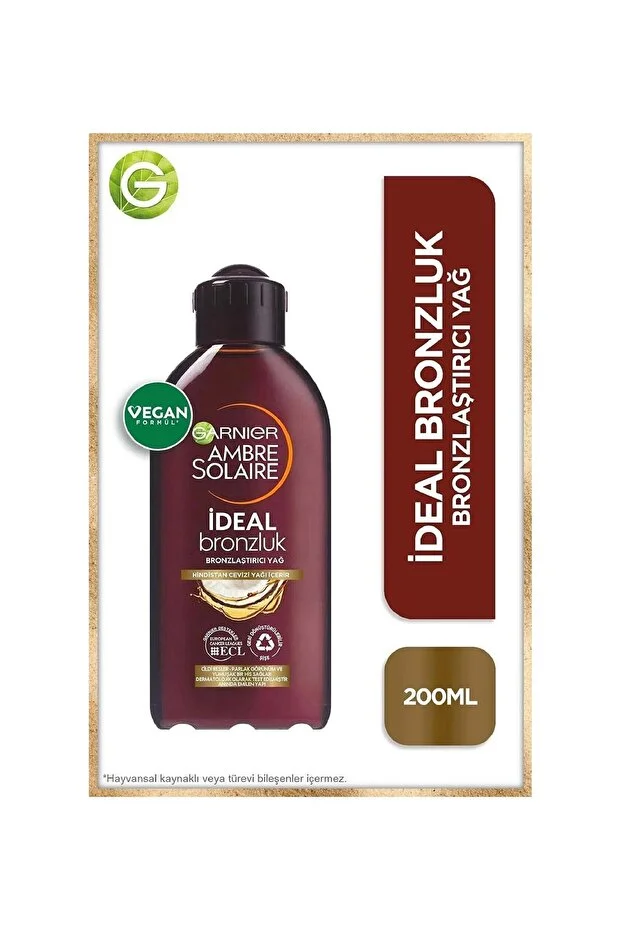 Garnier Ambre Solaire İdeal Bronzluk Bronzlaştırıcı Yağ 200ml